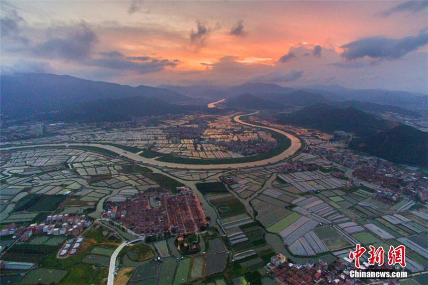 Luftbilder: Wasserdorf in Fujian