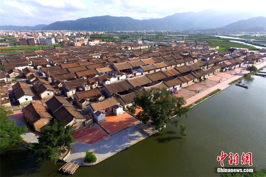 Luftbilder: Wasserdorf in Fujian