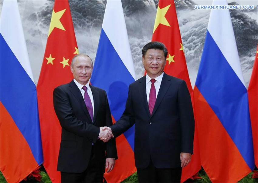 Xi Jinping führt Gespräche mit russischem Präsidenten Wladimir Putin