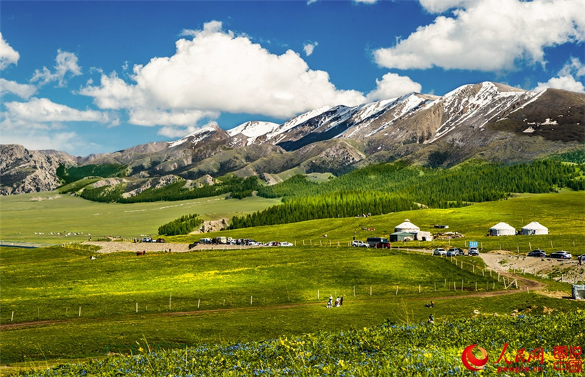 Faszinierender Sayram-See in Xinjiang