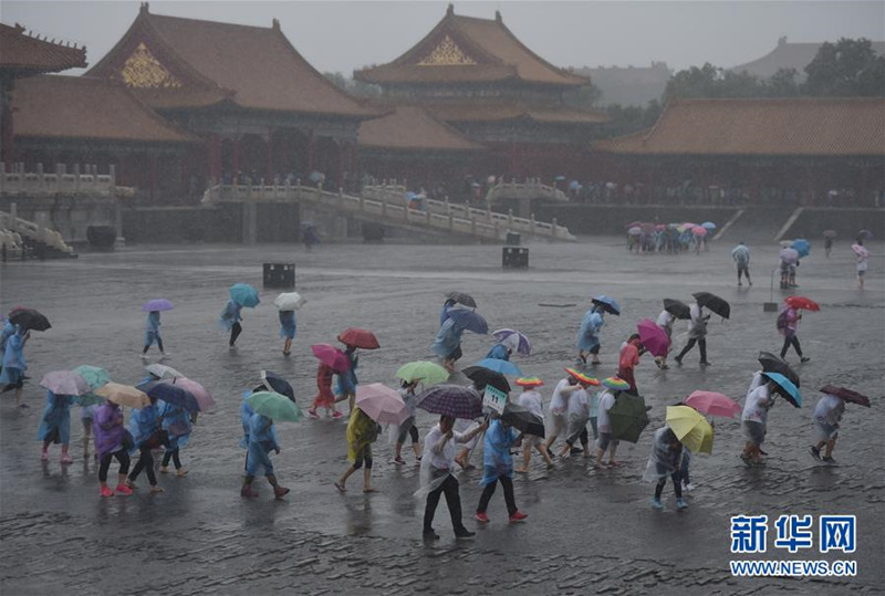 Starke Regenfälle in Nordchina