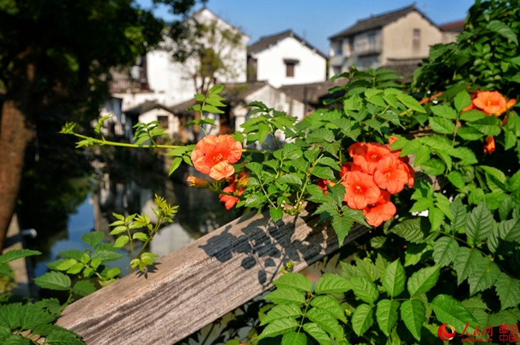 Die schöne alte Stadt Xinchang