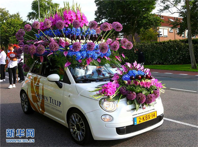 Festzug der Blumenwagen