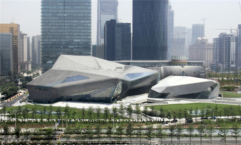 Fantastisches Gebäude mit surrealer Prägung in Shanghai