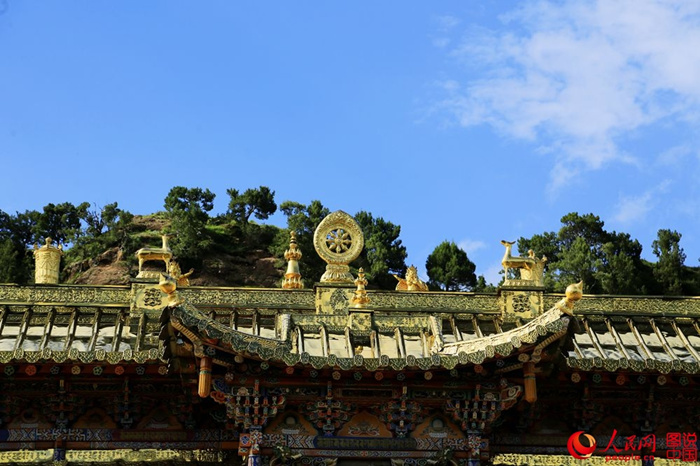 Wunderschöner Langmu-Tempel