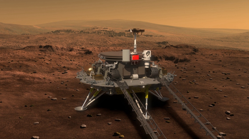 Chinas Rover soll 2021 auf dem Mars landen