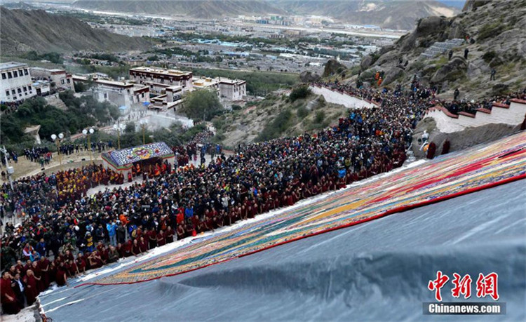 Sho-Dun-Festival in Lhasa eröffnet