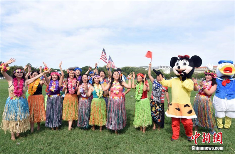 Flashmob feiert chinesisch-amerikanisches Tourismusjahr