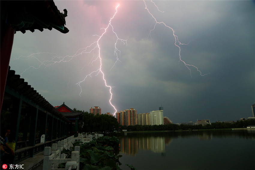 Regenstürme überziehen Beijing