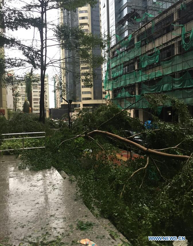 Taifun Meranti erreicht Ostchina