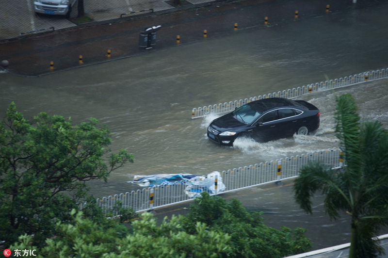 Taifun „Sarika“ im Anmarsch auf die Provinz Hainan
