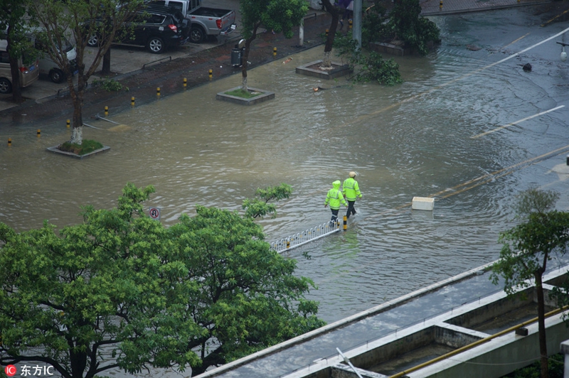 Taifun „Sarika“ im Anmarsch auf die Provinz Hainan