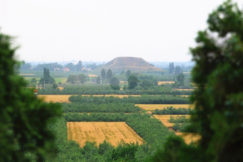 Landschaften von Maoling-Grab aus der Han-Dynastie