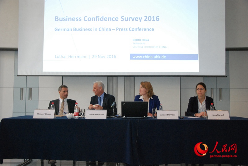 Business Confidence Survey 2016 in Deutscher Botschaft vorgestellt 
