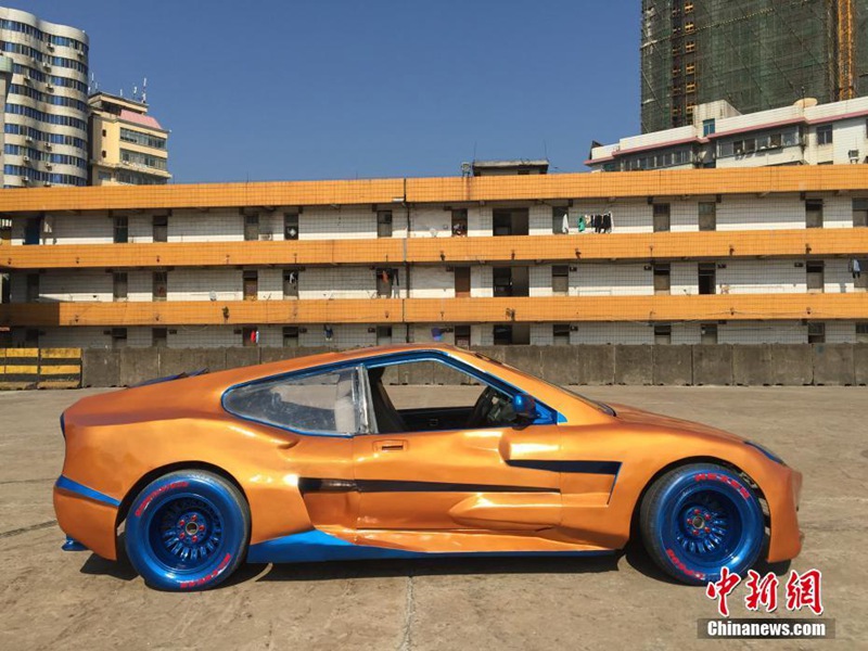 Handgefertigter Sportwagen in Guangxi vorgestellt