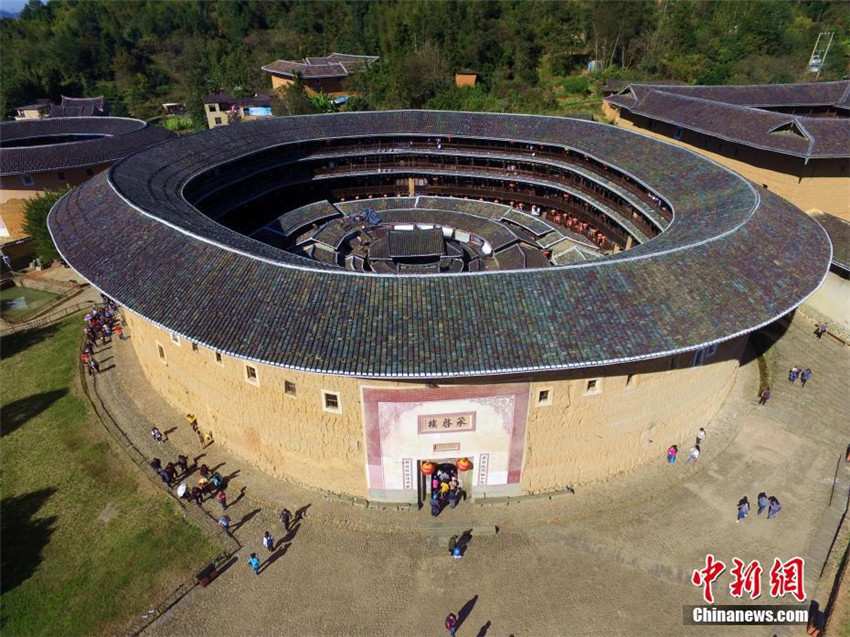 Luftbilder: Traditionelle Lehmgebäude in Fujian
