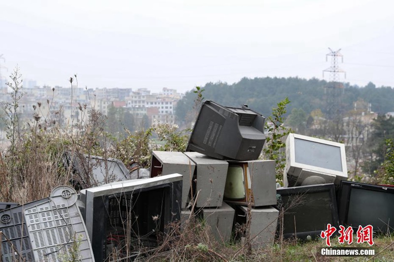 Berg der ausgedienten Haushaltsgeräte in Guiyang