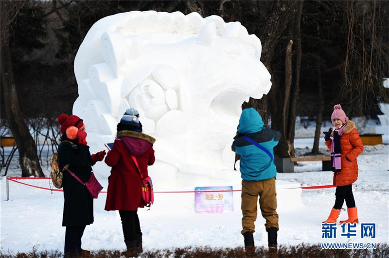 Eis- und Schneewelt in Harbin