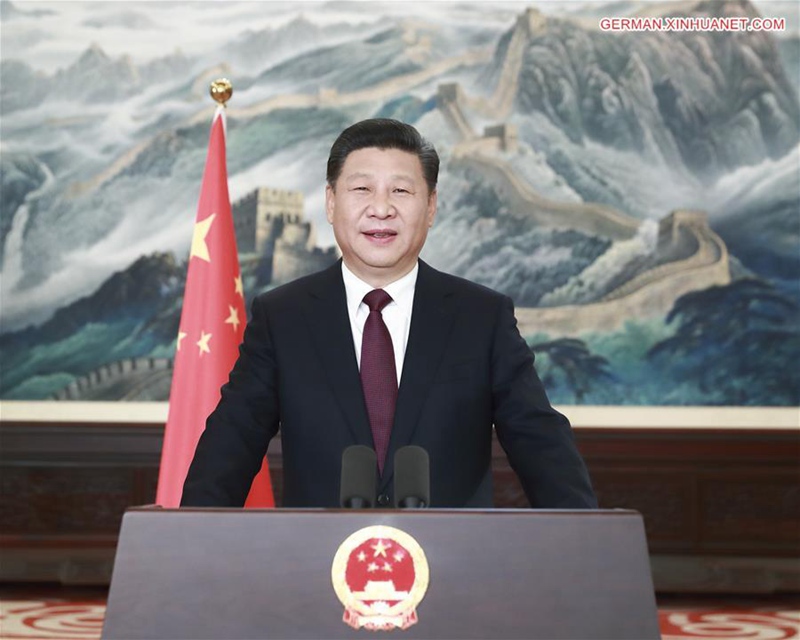 Neujahrsansprache von Staatspräsident Xi Jinping 2017
