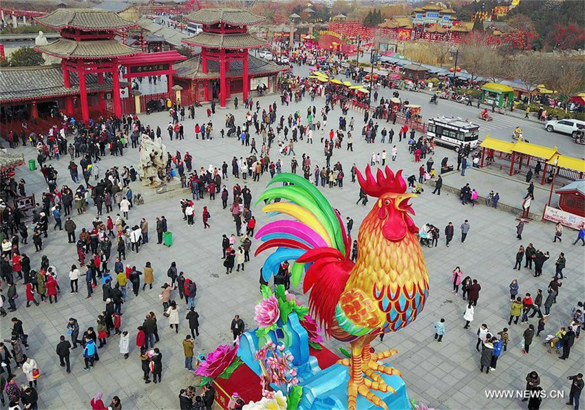 Tempelmarkt in der zentralchinesischen Provinz Henan