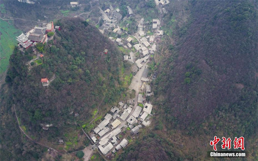 Luftbilder: Das historische Dorf Yunshantun in Guizhou
