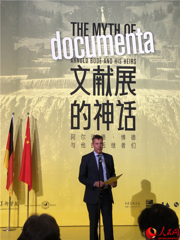 Ausstellungseröffnung von „Mythos documenta“ in Beijing