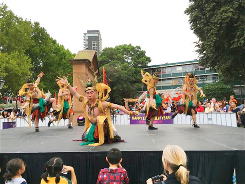 Traditioneller Kultur-Jahrmarkt zum Frühlingsfest aus Shaanxi findet in Städten von Australien statt