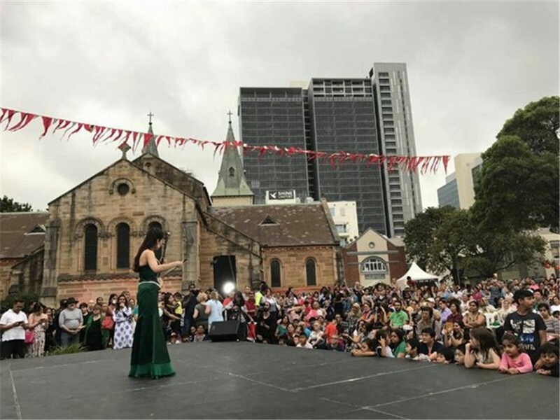 Traditioneller Kultur-Jahrmarkt zum Frühlingsfest aus Shaanxi findet in Städten von Australien statt