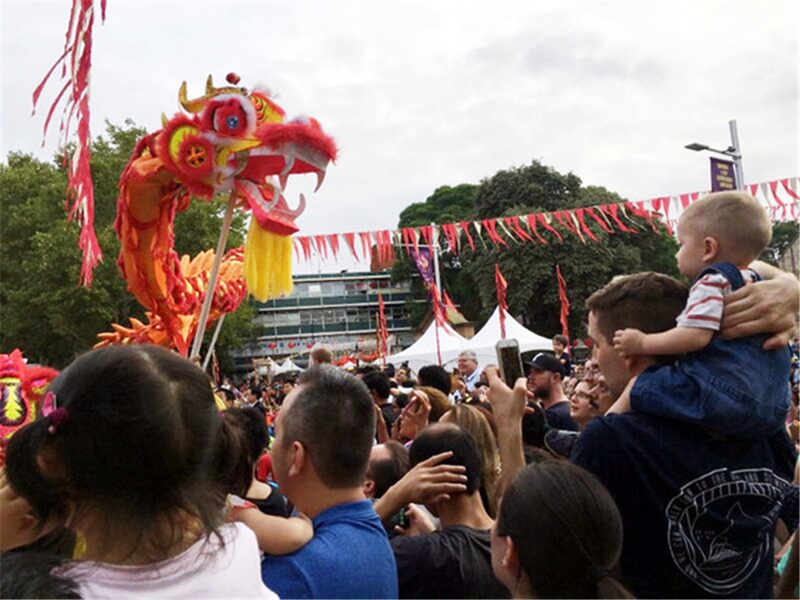 Traditioneller Kultur-Jahrmarkt zum Frühlingsfest aus Shaanxi findet in Städten von Australien statt