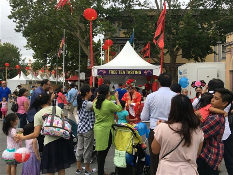 Traditioneller Kultur-Jahrmarkt zum Frühlingsfest aus Shaanxi findet in Städten von Australien statt