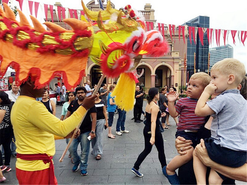 Traditioneller Kultur-Jahrmarkt zum Frühlingsfest aus Shaanxi findet in Städten von Australien statt