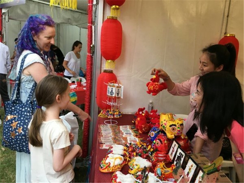 Traditioneller Kultur-Jahrmarkt zum Frühlingsfest aus Shaanxi findet in Städten von Australien statt