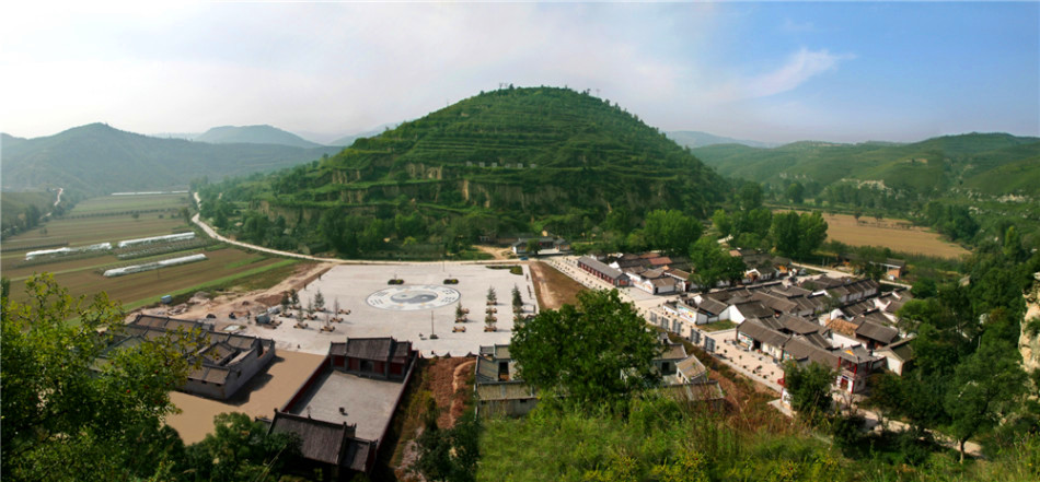 Traditionelles Dorf in China – Dorf Chengjiachuan im Kreis Binxian