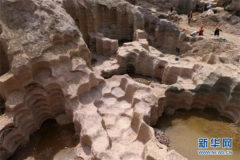 600-jährige Steinmühlegruben in Shandong