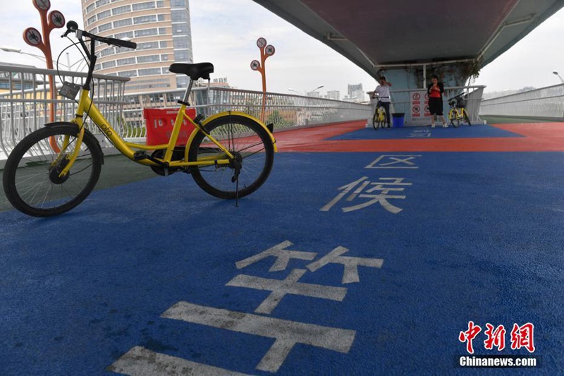 Chinas erster Luftradweg in Xiamen 