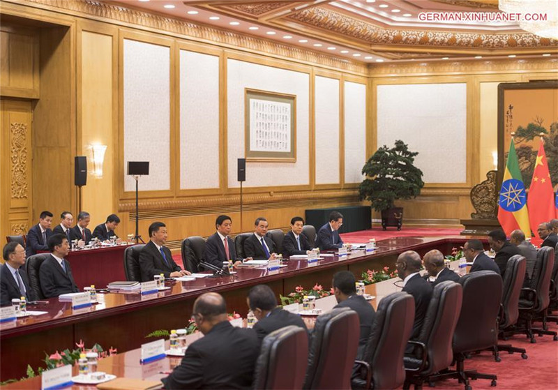 Xi Jinping trifft äthiopischen Premierminister in Beijing