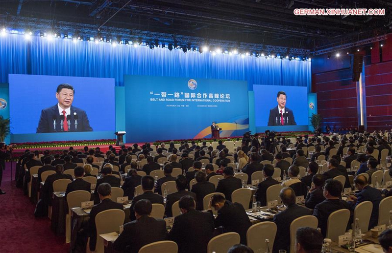 Xi Jinping hält programmatische Rede bei Eröffnungszeremonie des B&R-Forums