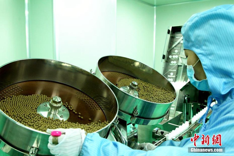 Chinas größtes Fertigungslabor für Tibetische Medizin in Qinghai 