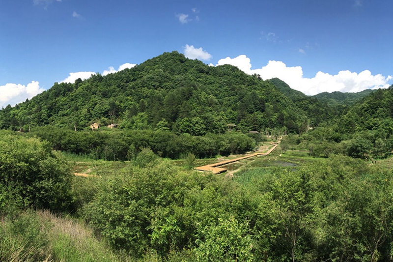 Attraktion von Hochgebirge und Feuchtgebiet Youran der Qinling-Gebirge