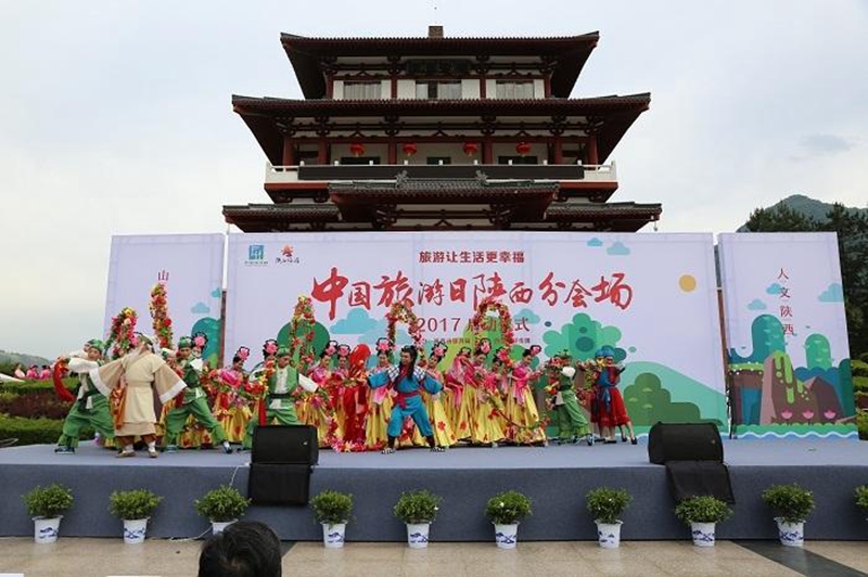 Eröffnungszeremonie zum Reisetag von China in Shaanxi stattgefunden