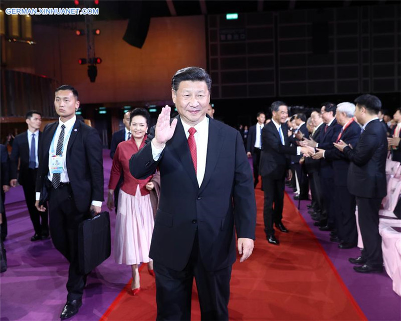 Xi Jinping nimmt an Gala-Show für 20. Jubiläum der Rückkehr Hongkongs zu China teil