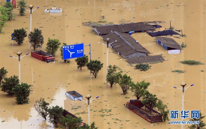 Überschwemmungen in Guangxi 