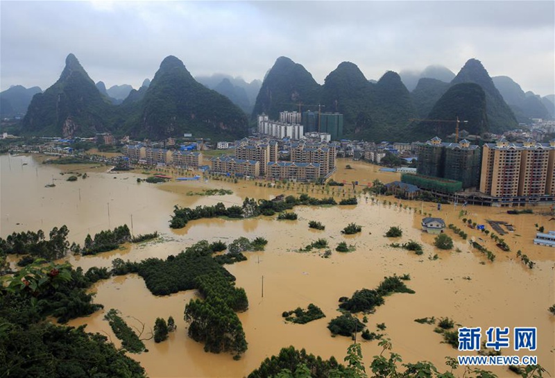 Überschwemmungen in Guangxi 