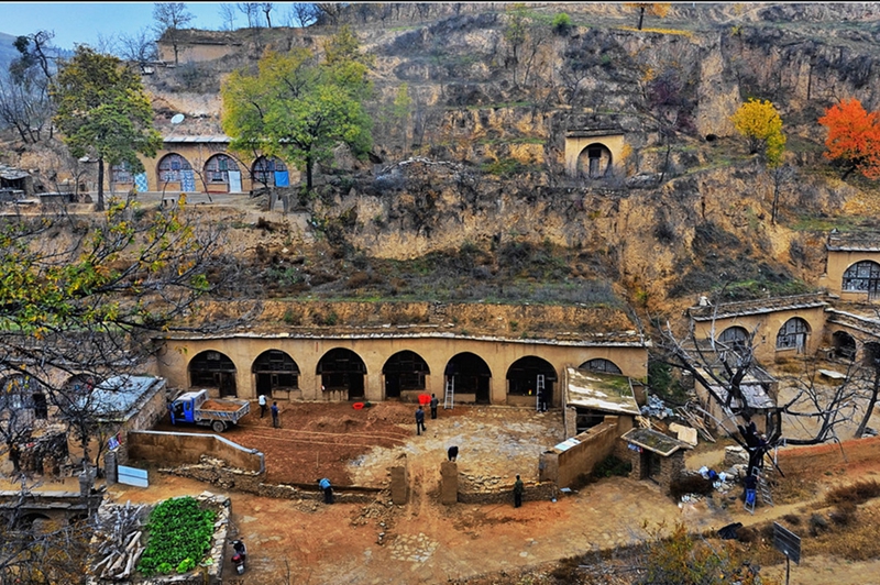 Wohnhöhlen im Norden von Shaanxi: lebendes Fossil des chinesischen Kulturerbes