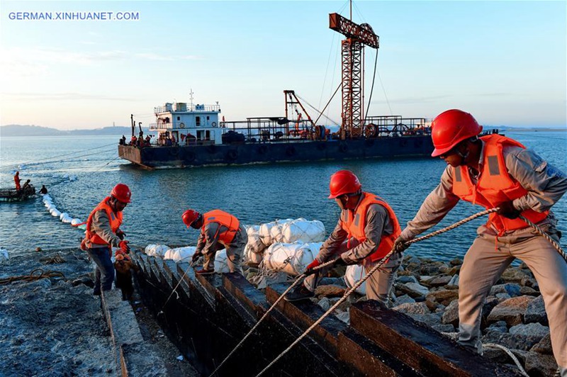 Unterwasser-Kabellinie zur Meizhou-Insel erfolgreich verlegt