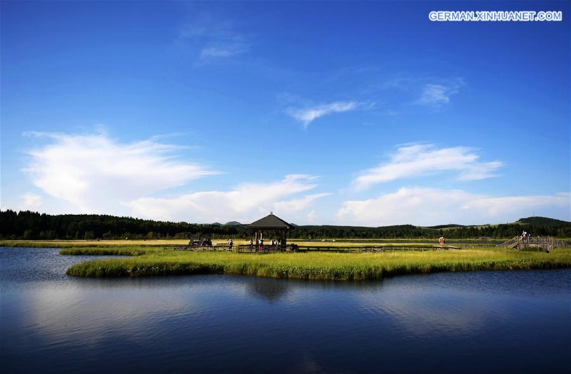 Schöner Nationaler Wildpark in Hebei
