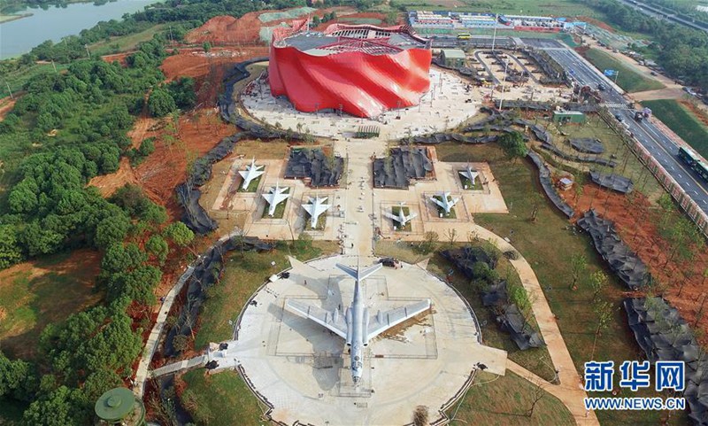 Ausstellungszentrum der Kriegsgeräte in Nanchang kurz vor Eröffnung 