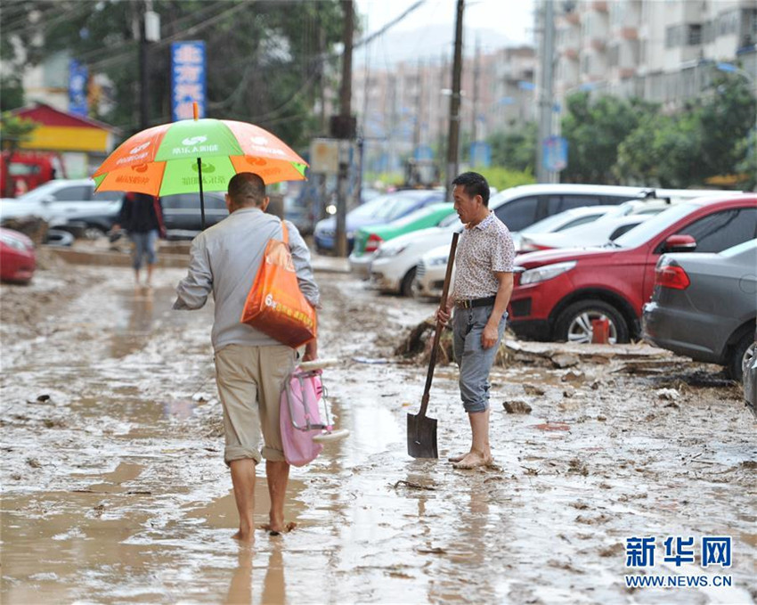 Hochwasser bedroht Shaanxi