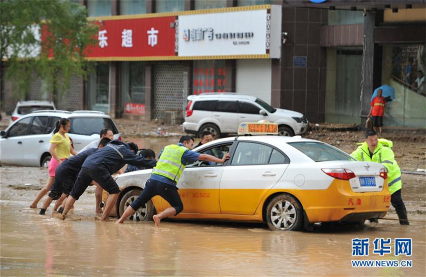 Hochwasser bedroht Shaanxi