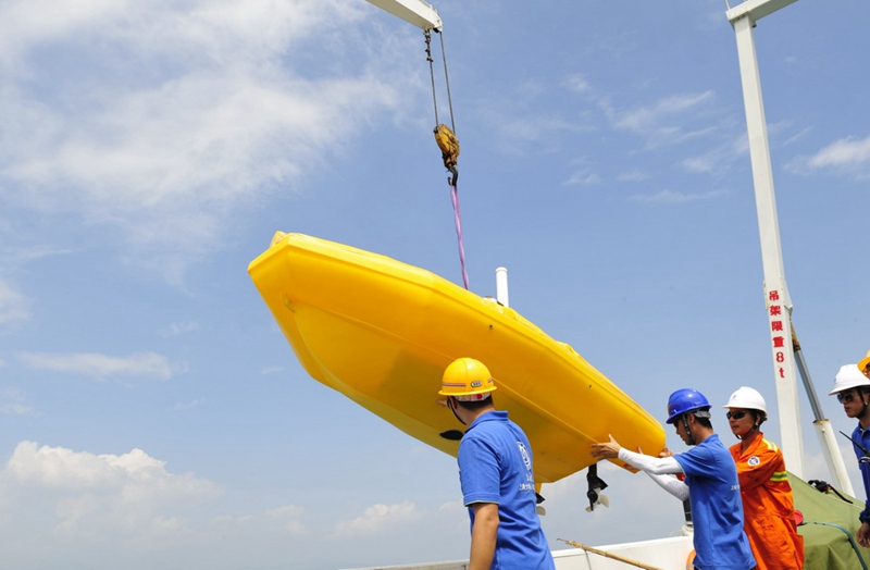 China setzt erstmals unbemanntes Boot bei geologischen Untersuchungen ein